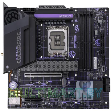 Материнская плата Colorful Colorfire B760M-Meow Wi-Fi D5 Purple